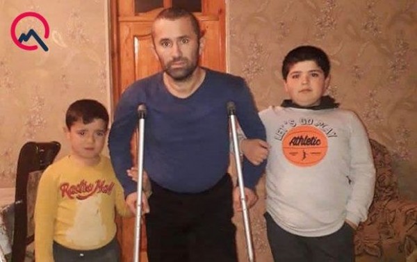 Erməni terroru nəticəsində ayağını itirən Bərdə sakini: “Bütün orqanlarım qəlpə ilə doludur” - FOTO