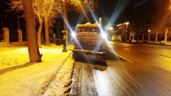 BŞİH: Bütün gecə yollar təmizlənəcək... - FOTO