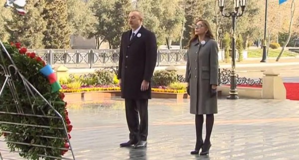 Prezident İlham Əliyev və xanımı “Ana harayı” abidəsini ziyarət edib- Yenilənib