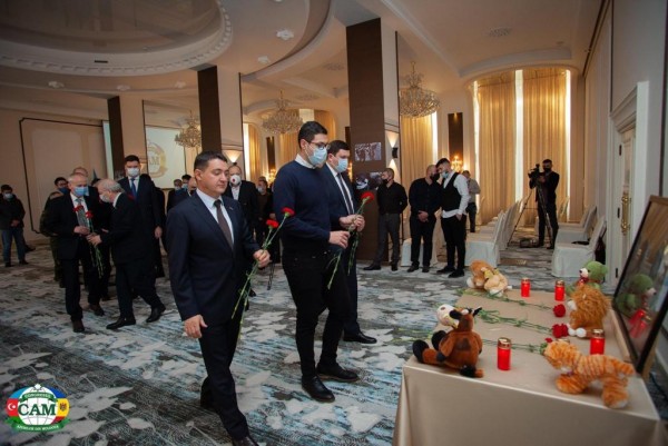 Kişinyov şəhərində Xocalı soyqırımının qurbanları yad edilib