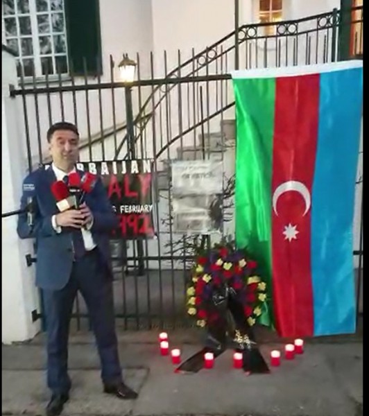 Vyanada Xocalı soyqırımı qurbanları anılıb