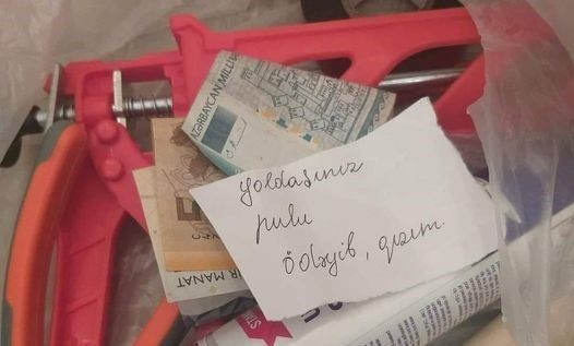 Ağsaqqaldan şəhid xanımına: “Yoldaşınız pulu ödəyib, qızım” - FOTO