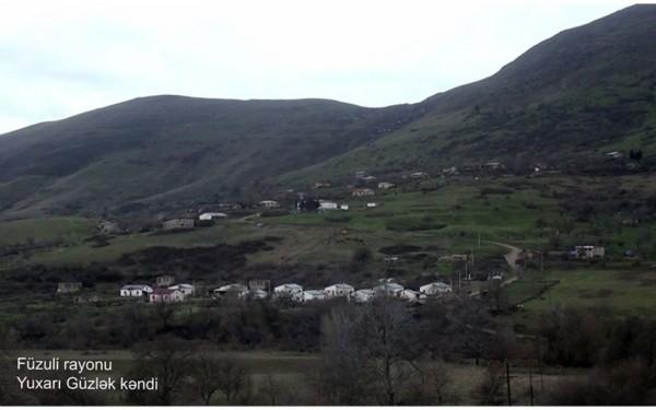 Füzulinin Yuxarı Güzlək kəndindən görüntülər