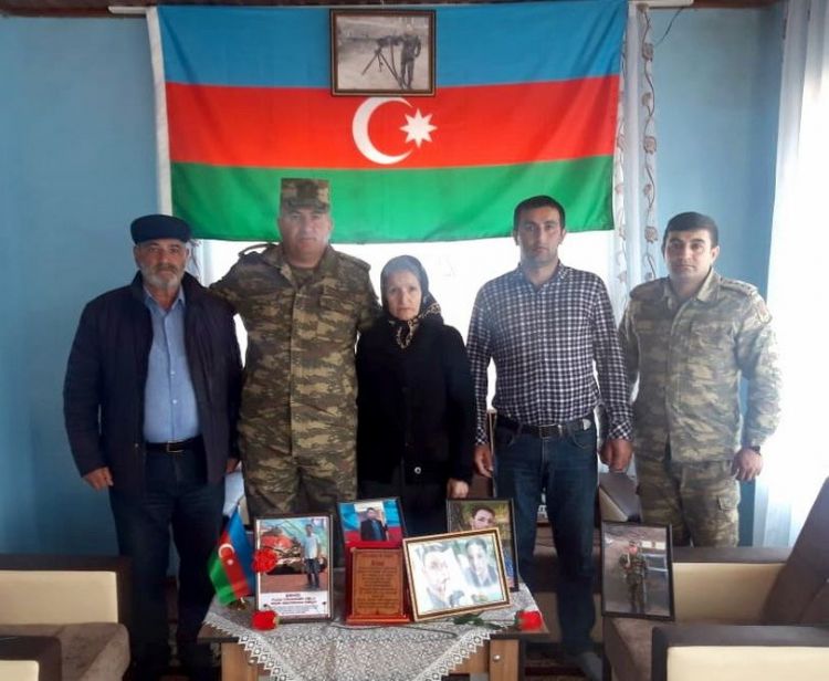 Şəhid ailələri ziyarət olunub -  FOTO
