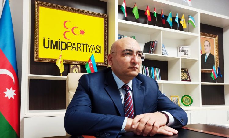 İqbal Ağazadə yenidən Ümid Partiyasının  sədri seçildi