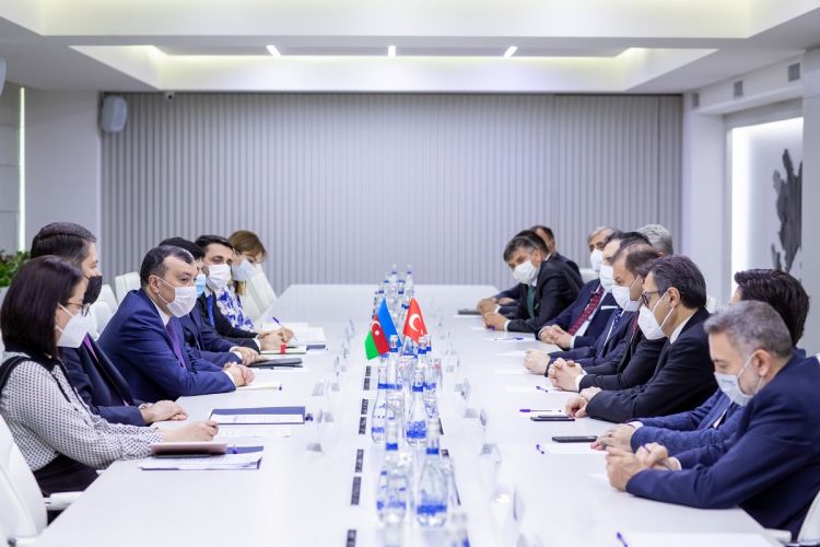 Sahil Babayev Türkiyənin Əmanət Sığortası Fondunun sədri ilə görüşüb