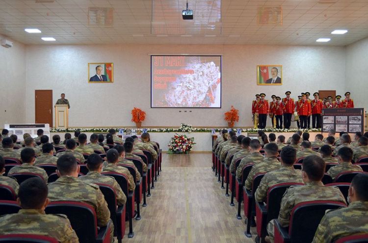 Azərbaycanlıların soyqırımının ildönümü ilə bağlı Azərbaycan Ordusunda silsilə tədbirlər -  VİDEO