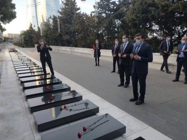 Səlcuq Bayraqdar Azərbaycana gəlib -  FOTO