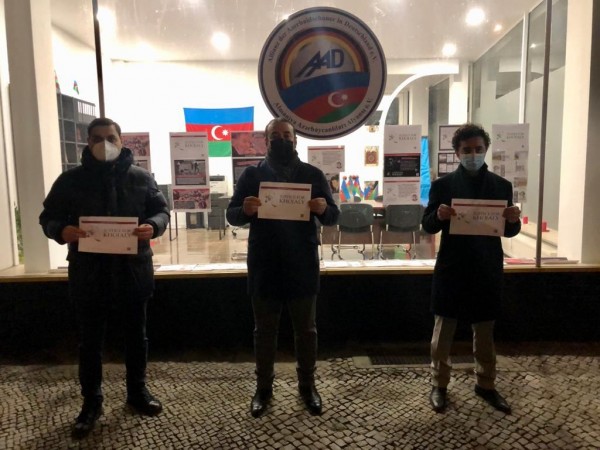 Berlində Xocalı soyqırımı qurbanlarının anım guşəsi yaradılıb - FOTO