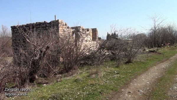 Zəngilan rayonunun Beşdəli kəndindən görüntülər
