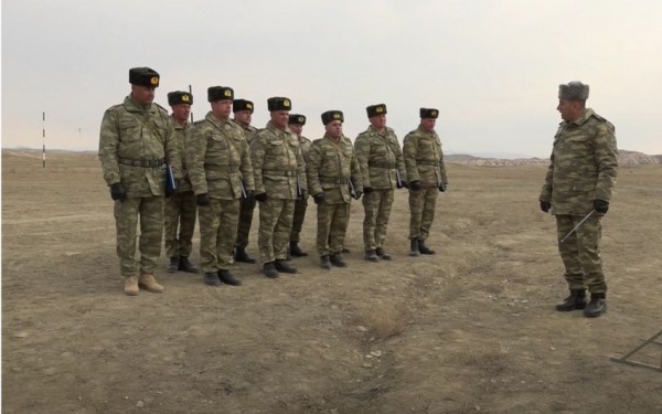 Naxçıvan Qarnizonu qoşunlarında komandir hazırlığı məşğələləri keçirilib