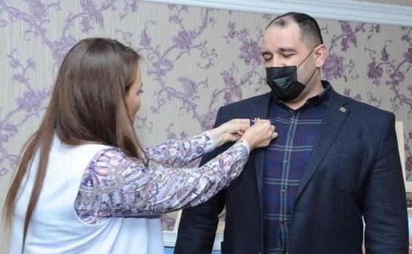 Paşayeva İlham Zəkiyevi təbrik etdi - FOTO