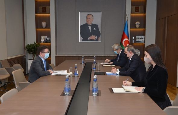 Ceyhun Bayramov Zoltan Hernyeşi qəbul edib - FOTO
