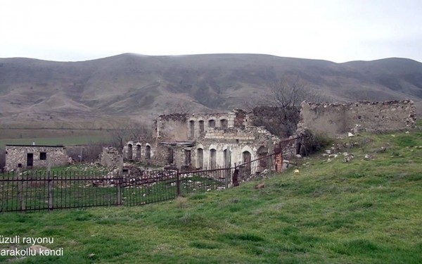 Füzuli rayonunun Qarakollu kəndindən videogörüntülər