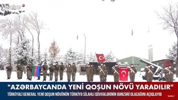 Türkiyəli general yeni qoşun növünün Türkiyə Silahlı Qüvvələrinin bənzəri olacağını açıqlayıb