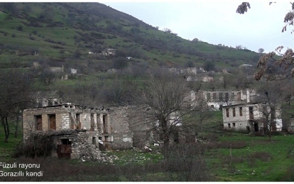 Füzulinin Gorazıllı kəndindən görüntülər