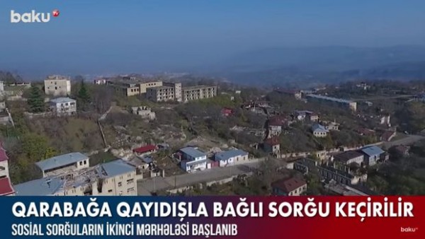 Qarabağa qayıdışla bağlı sorğuların ikinci mərhələsi başlanıb