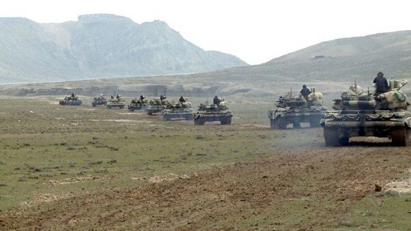 Təlimlərə cəlb edilən qoşunlar cəmləşmə rayonlarını tutur