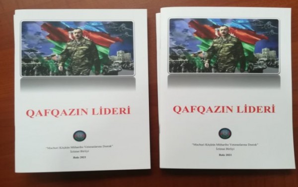 "Məcburi köçkün müharibə veteranlarına dəstək” İctimai Birliyi “Qafqazın Lideri” adlı kitab nəşr etdirib