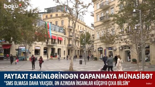 Paytaxt sakinlərindən qapanmaya münasibət SORĞU