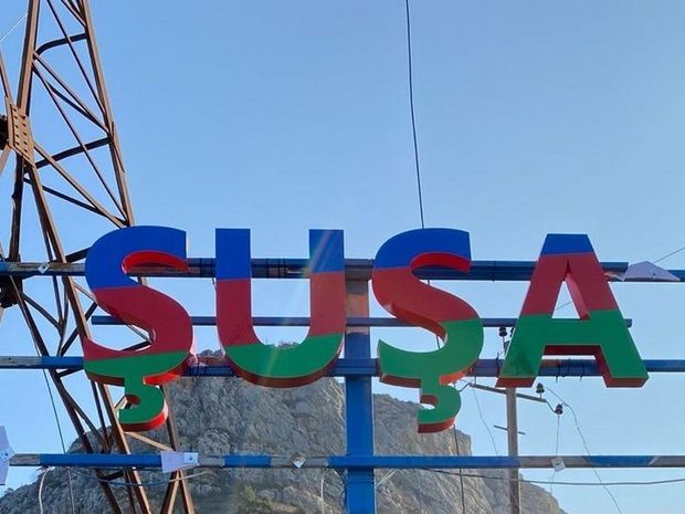 Şuşanın girişindən yeni görüntülər -  FOTO Şuşanın girişindən yeni görüntülər -  FOTO