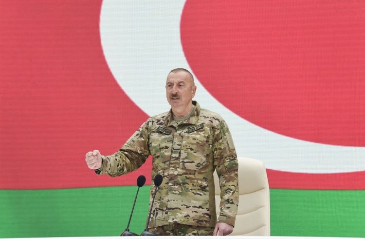 “Ermənistan bizim qarşımızda diz çökmüş ölkədir, başını, boynunu bükmüş ölkədir” - VİDEO