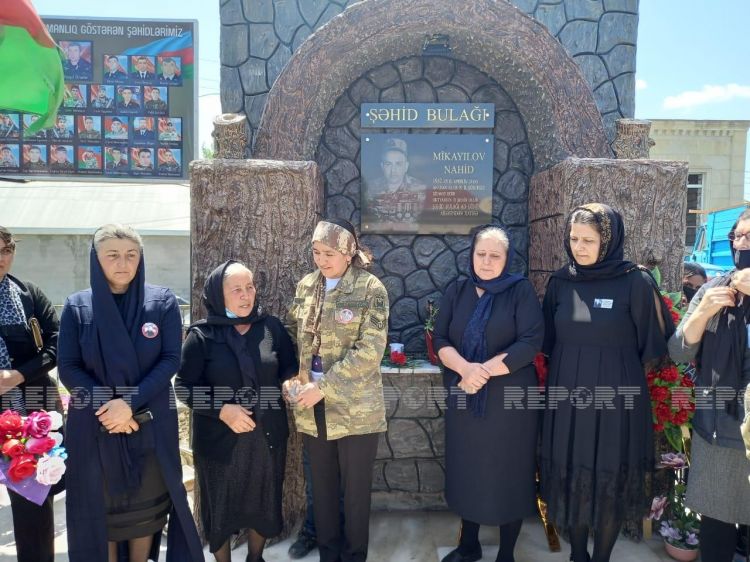 Şəhid Nahid Mikayılovun xatirəsinə ehsan bulağı istifadəyə verilib