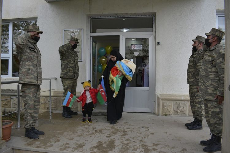 Vətən müharibəsi şəhidi Fəxrəddin Fərəcovun övladı dünyaya gəlib
