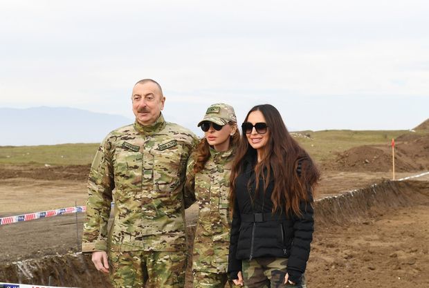 İlham Əliyev və Mehriban Əliyevanın Cəbrayıl və Zəngilan səfərindən görüntülər -  CANLI EFİR