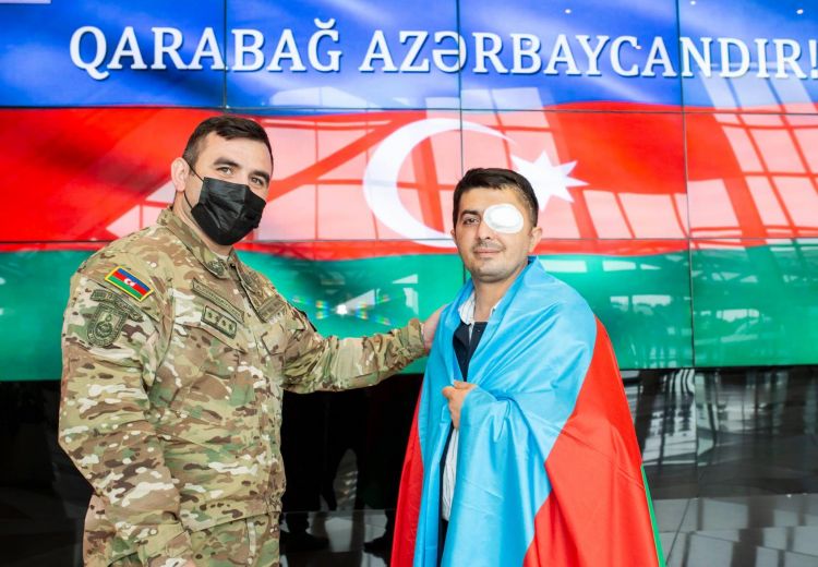 Daha 2 qazi sağalaraq Vətənə geri döndü - FOTO