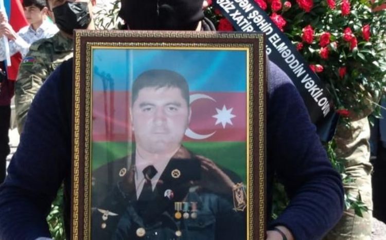 Şəhid Elməddin Vəkilov Daşkəsəndə dəfn olunub