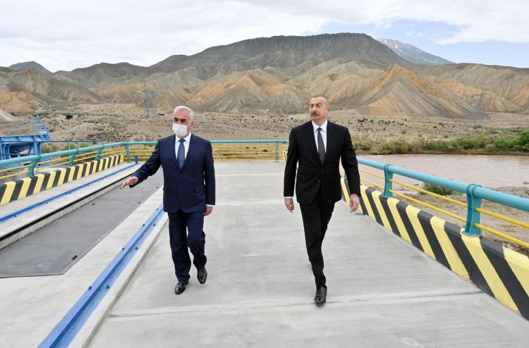 Prezident Ordubad Su Elektrik Stansiyasının tikintisi ilə tanış olub -  Yenilənib