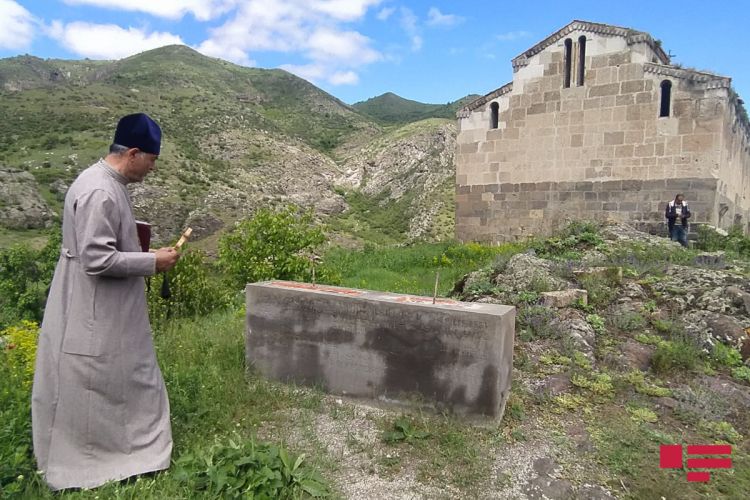 Udilər Laçında "Ağoğlan" monastırında Pasxa bayramını qeyd edib -  FOTO