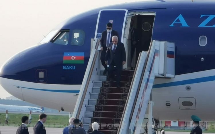 Əli Əsədovun Rusiyaya rəsmi səfəri başlayıb -  FOTO