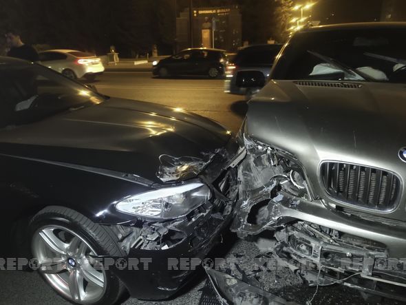 Nərimanovda iki avtomobil toqquşdu, xəsarət alan var -  FOTO Nərimanovda iki avtomobil toqquşdu, xəsarət alan var -  FOTO