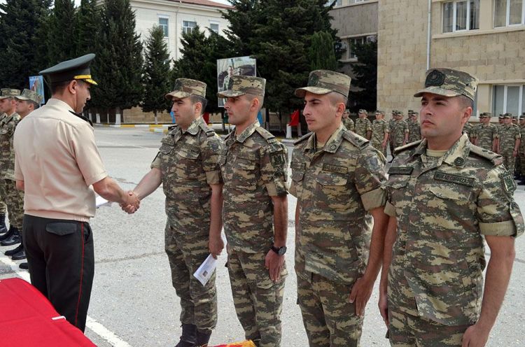 “Ehtiyat zabit hazırlığı kursu”nun buraxılış mərasimi keçirilib -  VİDEO