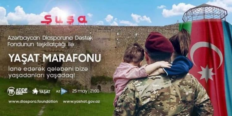 “YAŞAT” xeyriyyə marafonu dünya azərbaycanlılarının birlik və həmrəylik  simvoludur