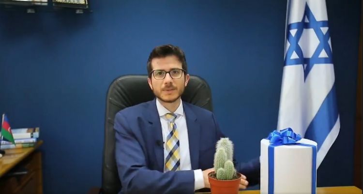 İsrail səfirindən qeyri-adi 28 May təbriki -  Azərbaycanı kaktusa bənzətdi - VİDEO
