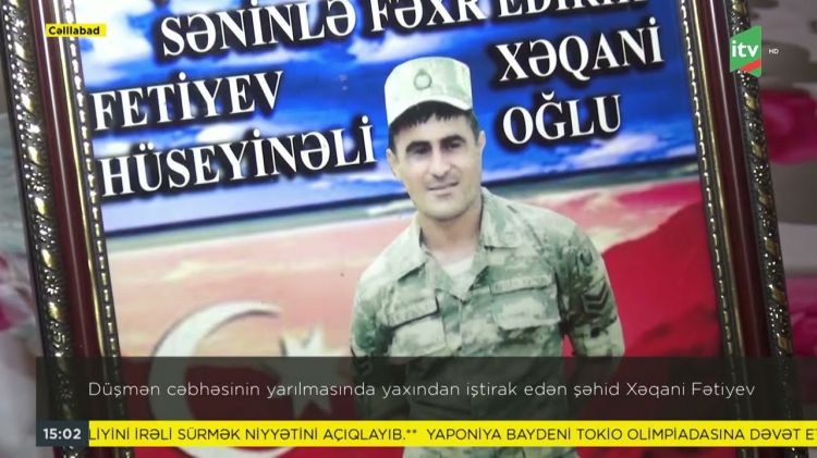 Cəlilabadda yeni doğulan körpəyə şəhid atasının adı verildi -  FOTO