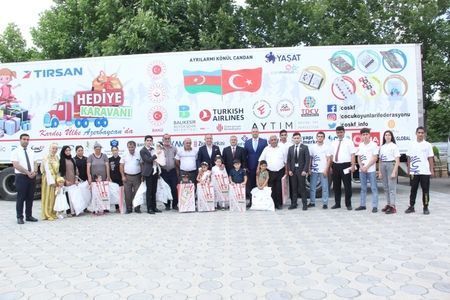 "Hədiyyə karvanı" Tərtərdə: İcra başçısı və qonaqlar şəhid evlərində  VİDEO - FOTO