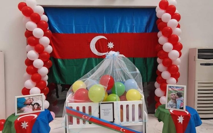 Vətən müharibəsi şəhidinin övladı dünyaya gəlib