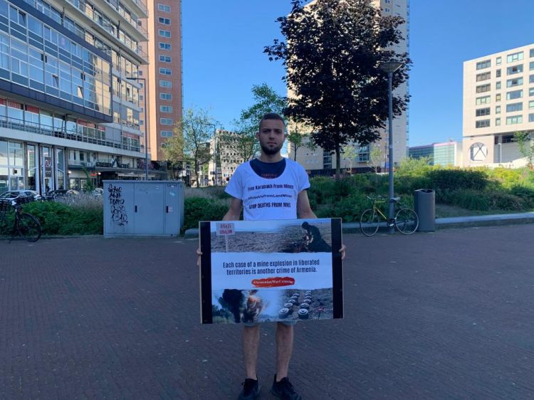 Rotterdam və Haarlem şəhərlərində Ermənistana qarşı etiraz aksiyası keçirilib