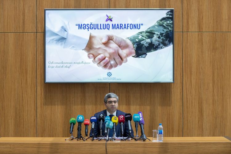“Məşğulluq marafonu”na həsr olunmuş mətbuat konfransı keçirilib