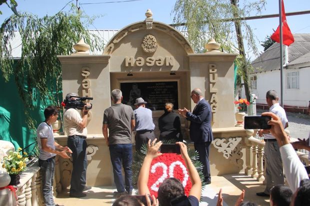 20 yaşlı şəhidin xatirəsinə tikilən bulaq ad günündə istifadəyə verildi -  FOTO