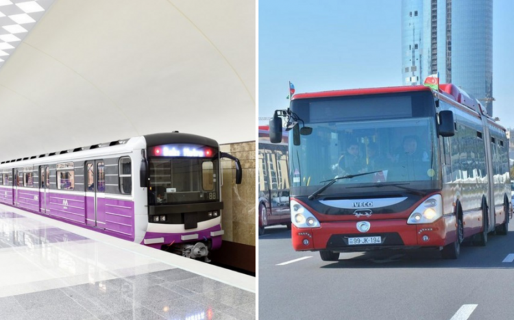 Gələn ay metro və avtobuslar həftəsonları işləməyəcək -  QƏRAR