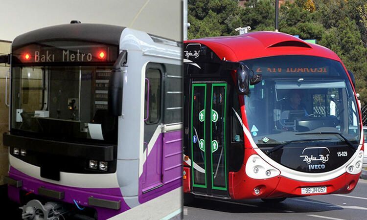 Qurban bayramı günlərində marşrut avtobusları və metro işləyəcək?