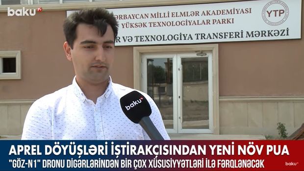 Aprel döyüşləri iştirakçısından yeni növ PUA - VİDEO