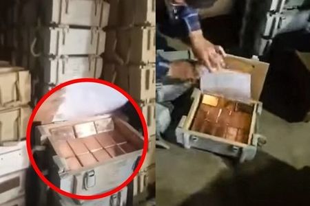 İranda silah-sursat yeşiklərindən 10 ton qızıl çıxarıldı -  VİDEO