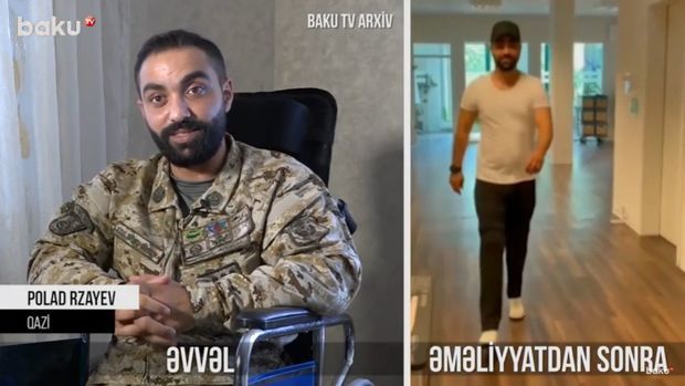 Ayaqlarını itirən qazi artıq qaça bilir -  Hərkəsi duyğulandıran görüntülər – VİDEO