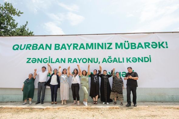 Zəngilanın Ağalı kənd sakinləri 28 il sonra doğma yurdlarında qurban kəsdilər - 
